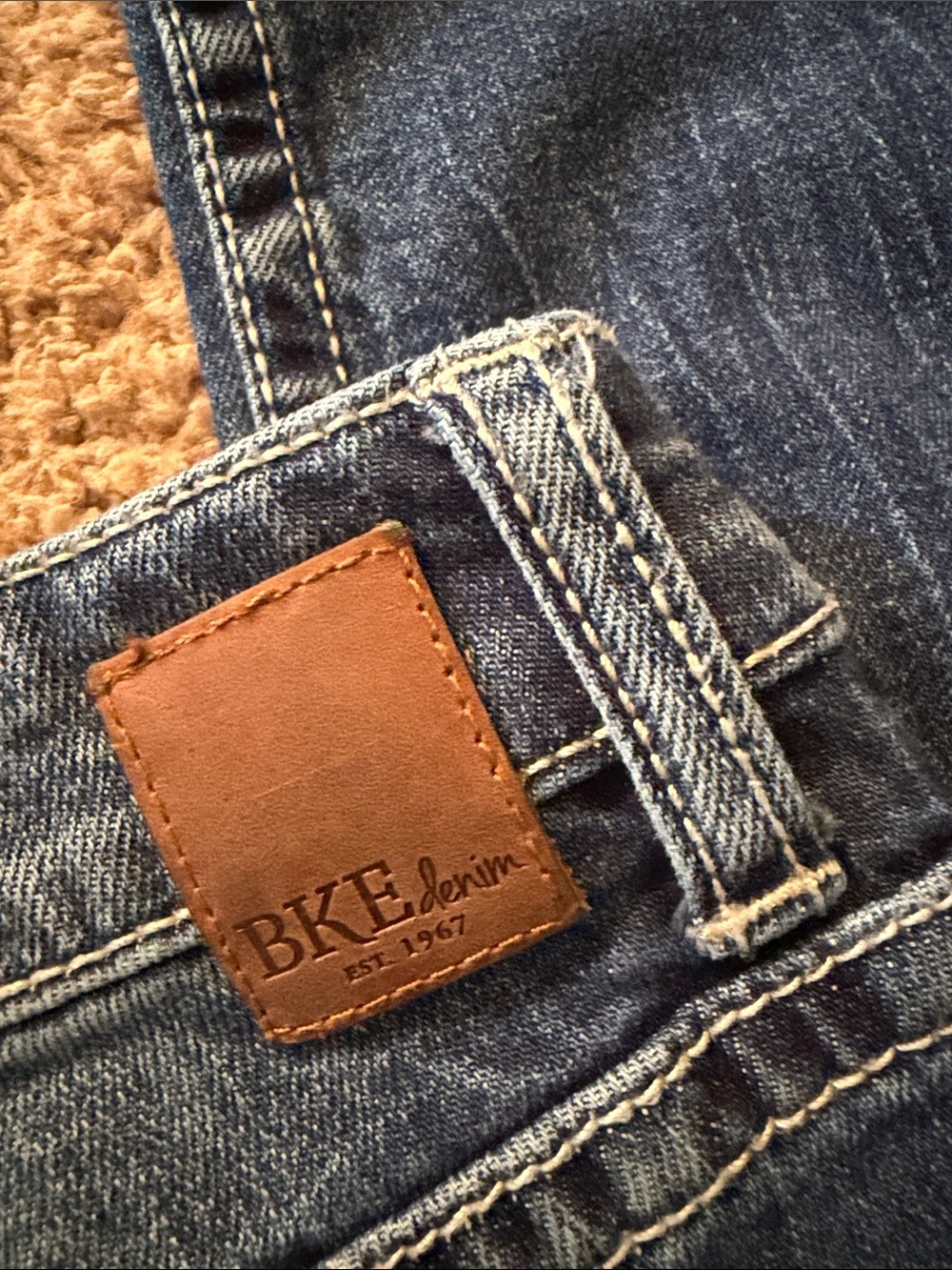BKE Stella Low Rise Bootcut Jeans Distressed Blue Wash Sz 29R - Picture 12 of 12